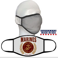 Face Covering: Red Marines Seal