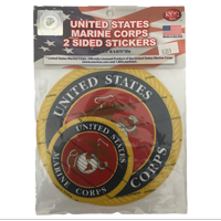 Stickers: Marine Corps Seal, Set of 2