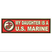 z Bumper Sticker, My Daughter is a Marine