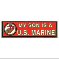 Bumper Sticker, My Son is a Marine