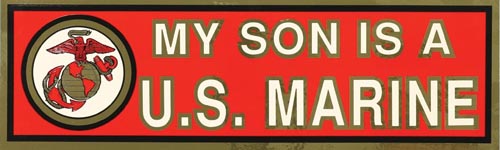 Bumper Sticker, My Son is a Marine