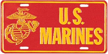 z License Plate: EGA - US Marines