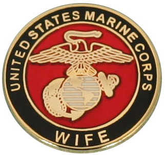 Lapel Pin, USMC Wife