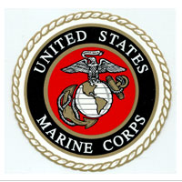 Decal: USMC Seal/Transparent Background
