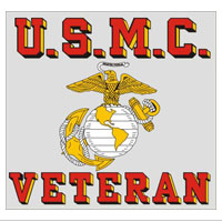 Decal, USMC Veteran