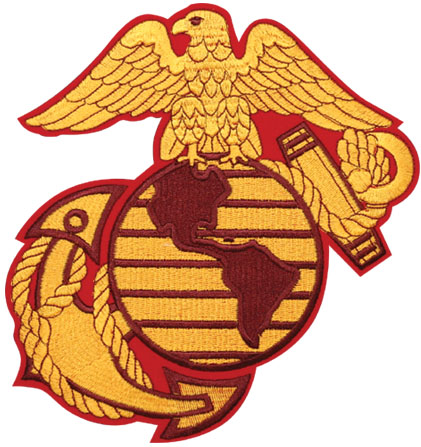 Patch, Xtra Size: Eagle Globe and Anchor